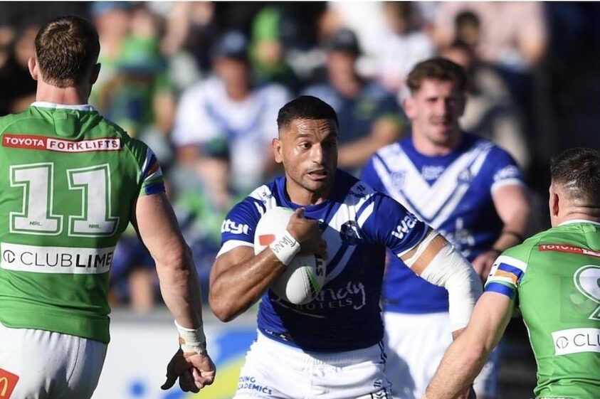 Bulldogs cement top spot with win over Raiders
